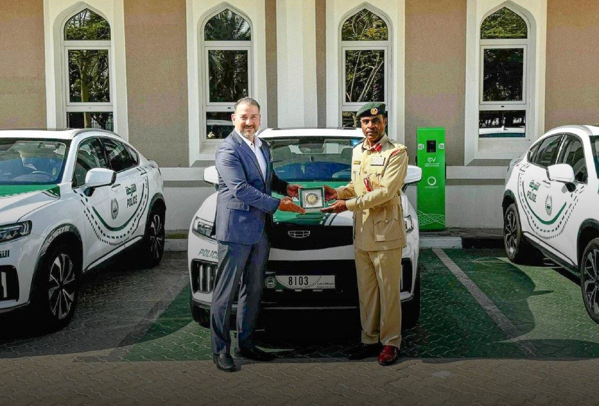 Geely Tugella Dubai Police fleet
